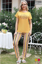 Stylish Tow-Piece Cotten Pajama Shirt For Women